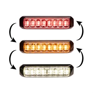 PROSIGNAL - MSP - 24 LED TRIPLE COLOR- RED / AMBER / WHITE